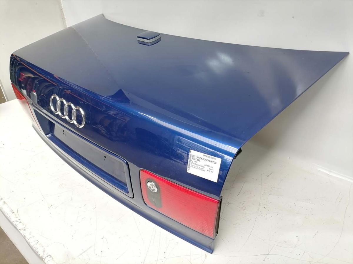 Audi A8 D2 original Heckdeckel Heckklappe LZ5K Santorinblau Stufenheck BJ99